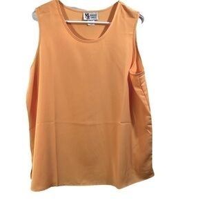 Vintage Maggie Sweet women’s tank top Size L Color Orange
